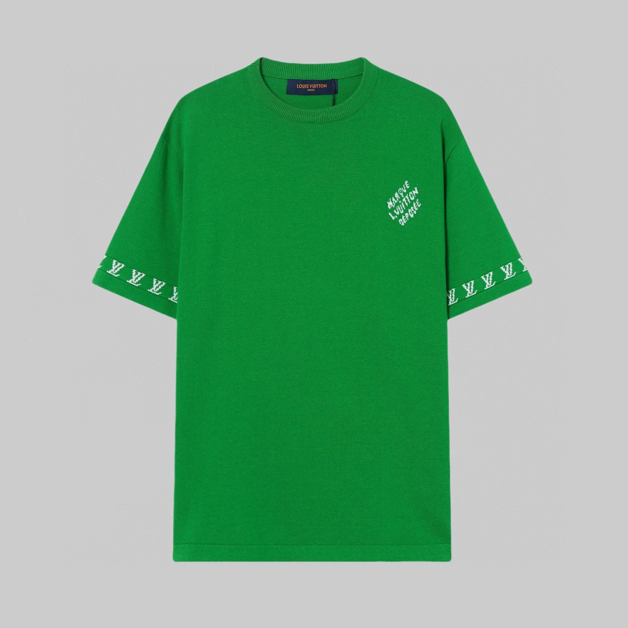 Louis Vuitton LV T-shirt Classic Letter Logo on the Chest logo round Neck Short Sleeve25ss New Pure Cotton Unisex Style T T-shirt OS Loose Fit Base Shirt Top Half Sleeve T-Shirt