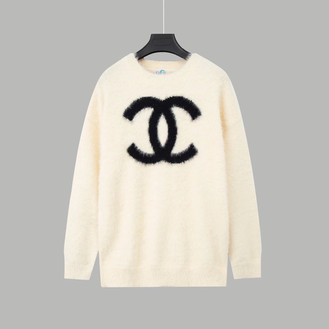 Chanel Sweater Casual Sweater High Quality Fashion Fashion Brand Double C Jacquard round Neck Sweater Classic Black and White Two Colors Mink Velvet Comes with Long Hair Effect after Washing Bristle Second Processing Perfect Presentation
Size:XS-L