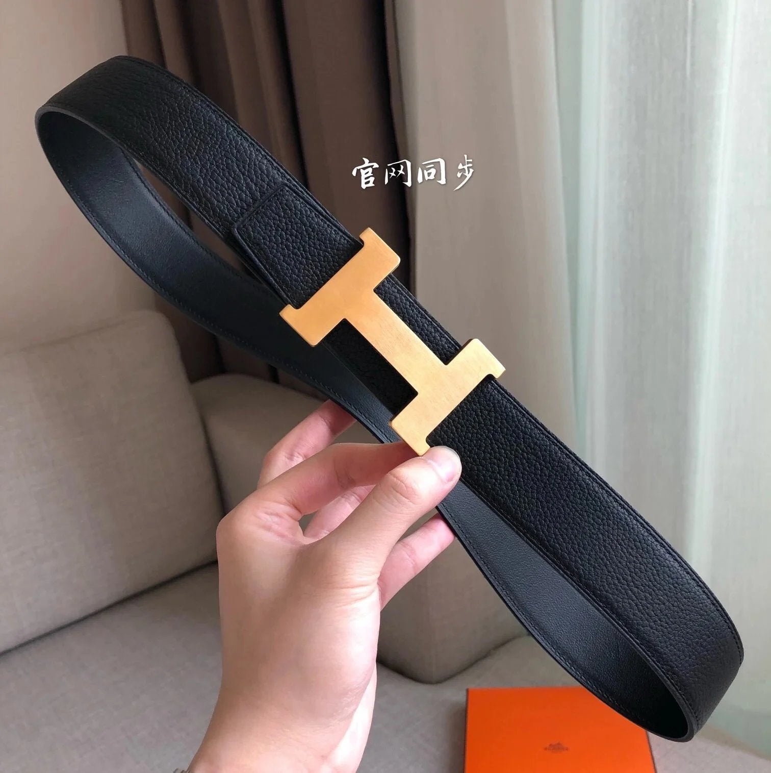 Hermes Belt Top version Belt Men's Leather Belt H Buckle Classic Business Casual Belt High-End Quality