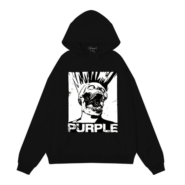 Purple Brand Hoodie Hooded Sweater Fashionablesweatshirt-SQ002