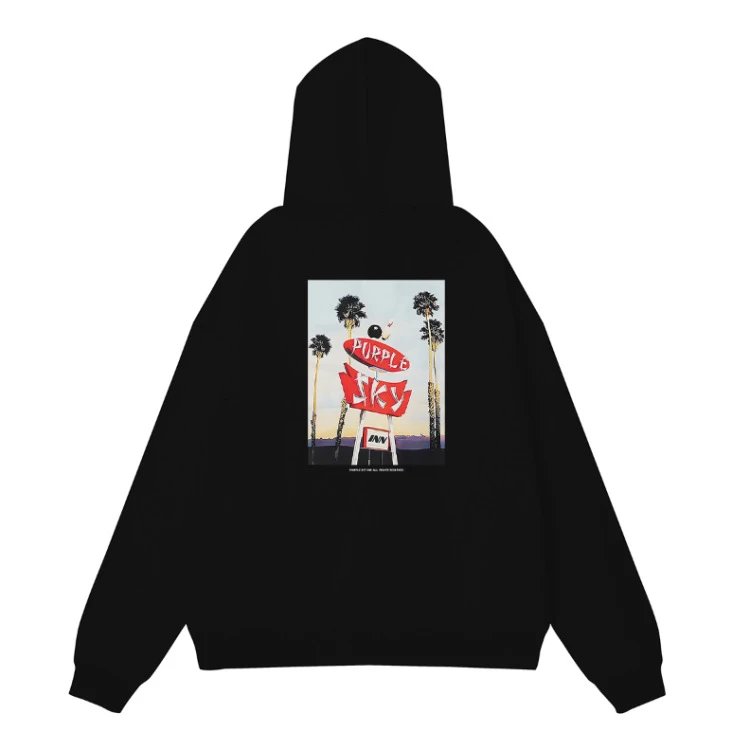 Purple Brand Hoodie Hooded Sweater Fashionablesweatshirt-SQ002
