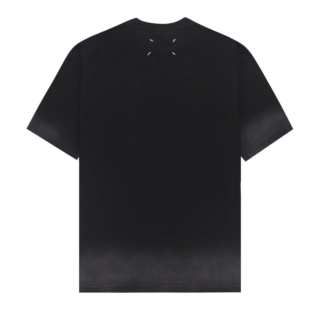 Maison Margiela T-shirt Washed Vintage Graffiti Number Print logo round Neck Short Sleeve25ss New Pure Cotton Unisex Style T T-shirt OS Loose Fit Base Shirt Short Sleeve Top T-Shirt