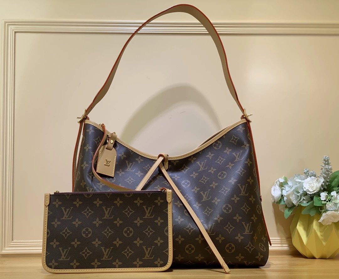 Louis Vuitton LV Women's Bag Top version Cream Blue Taro Purple Light Pink Tote Bag Handbag Underarm Bag Shoulder Handbag Women's Bag Medium Handbag Black Denim Denim Tote Bag