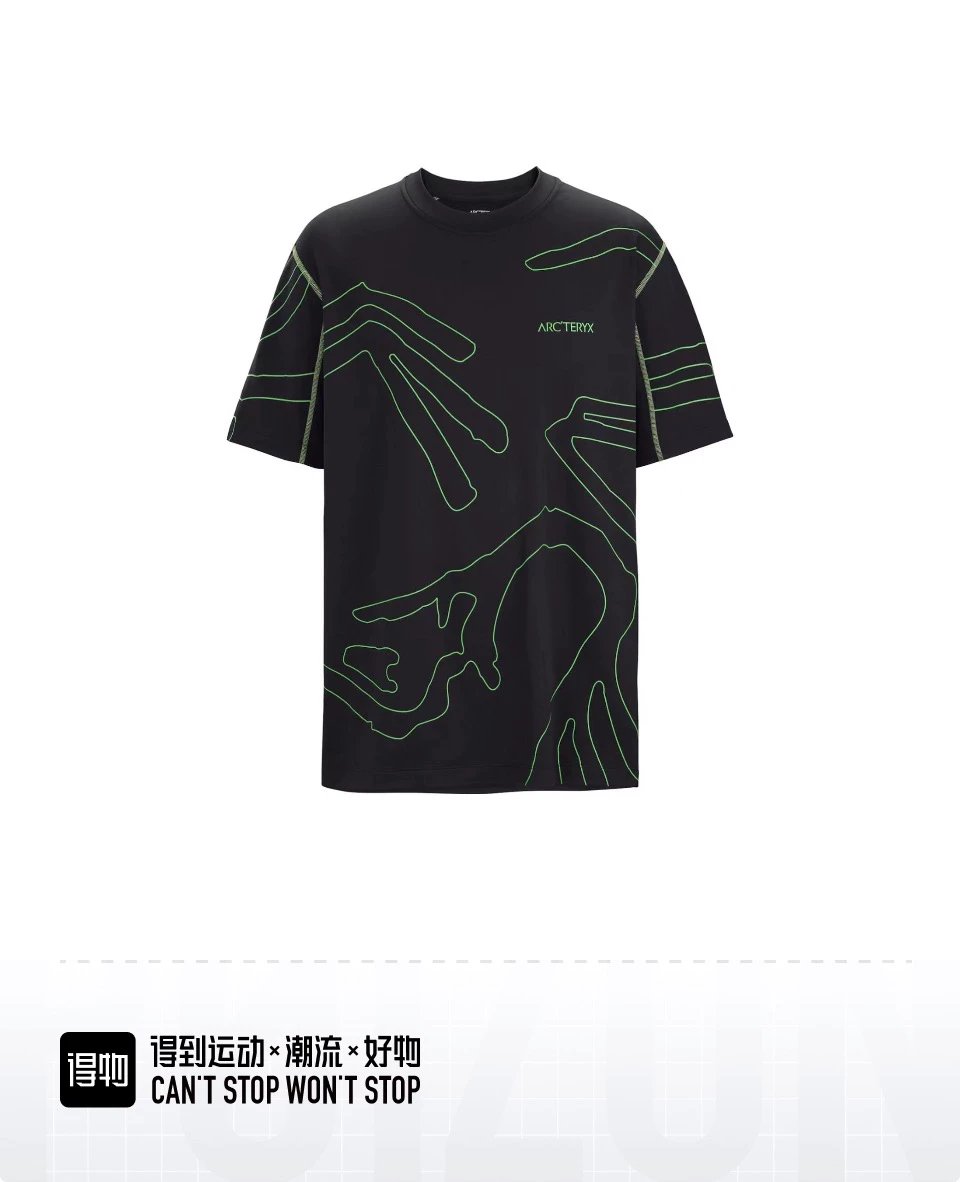 Arc'teryx T-shirt Top Version Short Sleeve T恤条纹男女新款