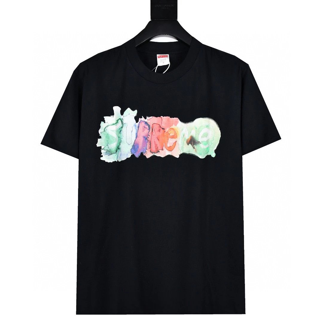 Supreme T-shirt Top VersionTrendy Classic Cherry Meditation Old Reggae Anna Nick Cotton Short Sleeve