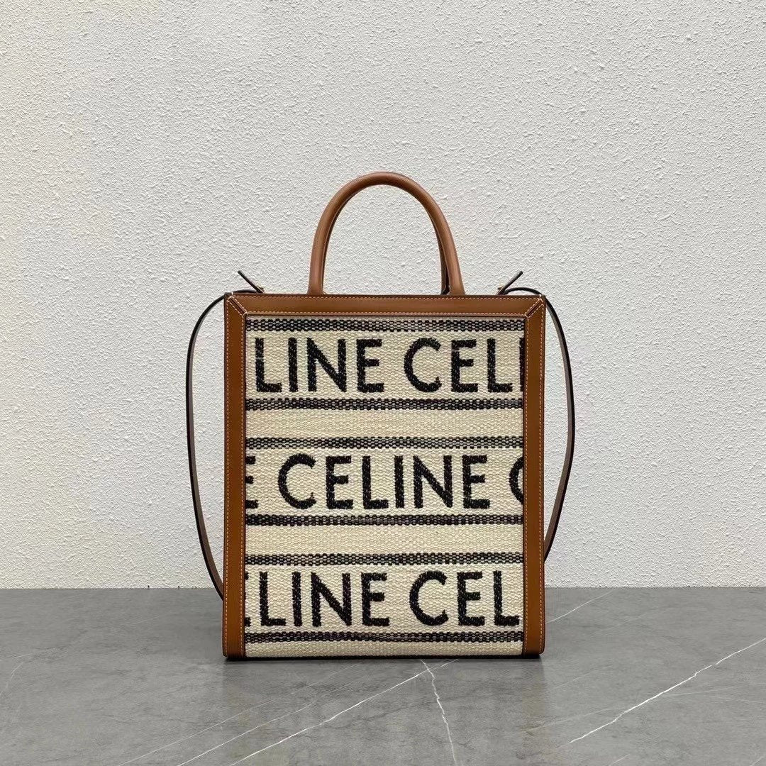 Celine women's bag Top version 【Level Surrogate Shopping】New TriompheMiniTote Tote Arc De Triomphe cabas Presbyopic Tote Vertical Mini Phone Bag Medium Presbyopic Portable Shopping Bag Shoulder Bag Messenger Bag Selin Women's Bag Men's Bag191542194372