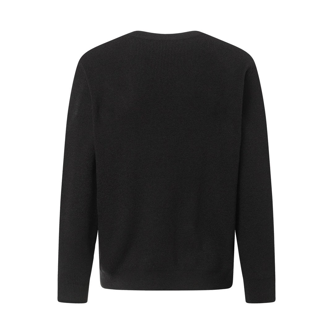 Gucci Sweater logo Jacquard Knit Long Sleeve Crew Neck Sweater Thickened Lazy Style OS Loose Fit Unisex Top Jacket for Both Inner and Outer Wear