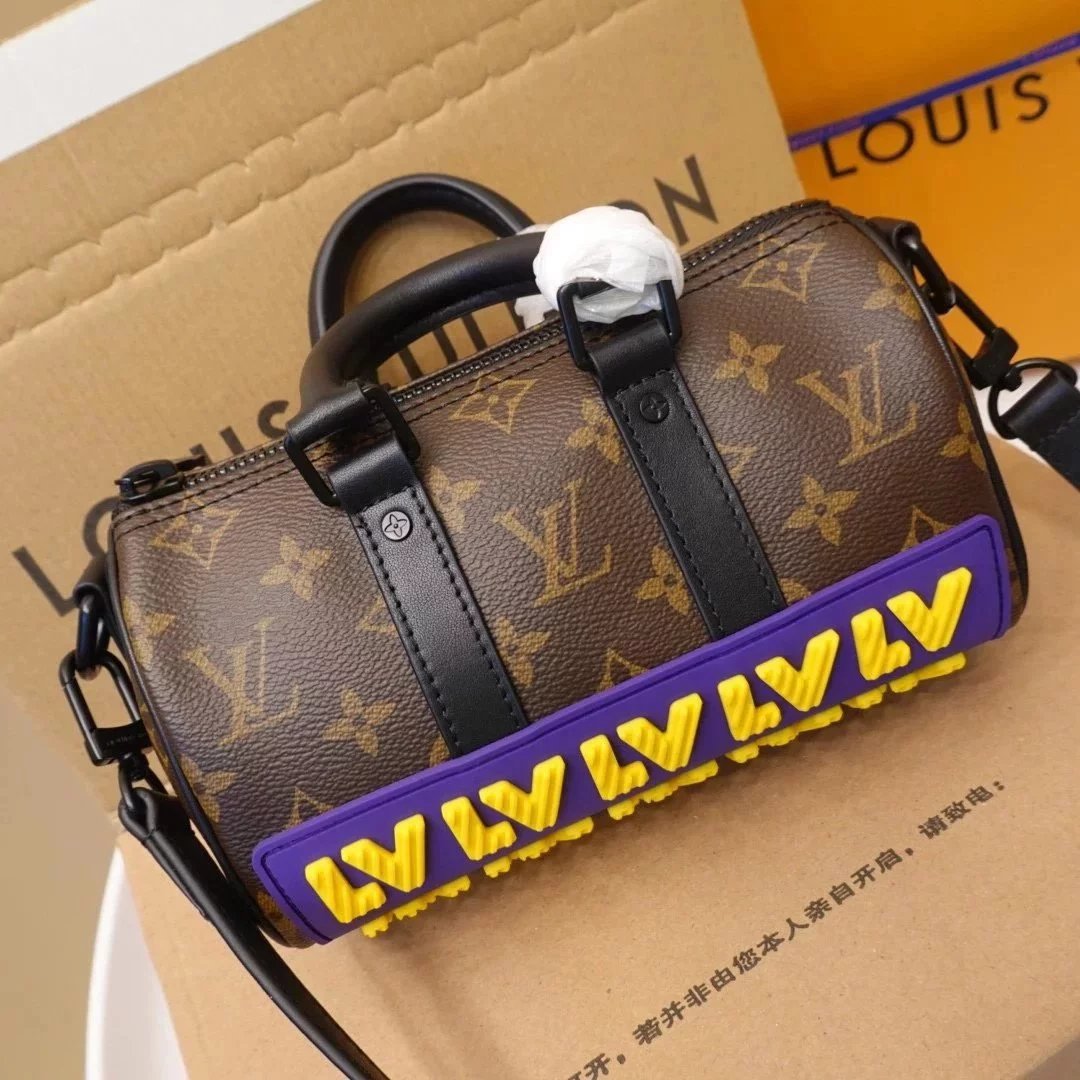 Louis Vuitton LV Women's Bag Top version zoooomwithfriends Series Doll Pillow Bag SPEED Series Zooo New MINI Scarecrow Handbag Pillow Bag Shoulder Bag Crossbody Bag keepallnanoM80201Mini21cM45947
