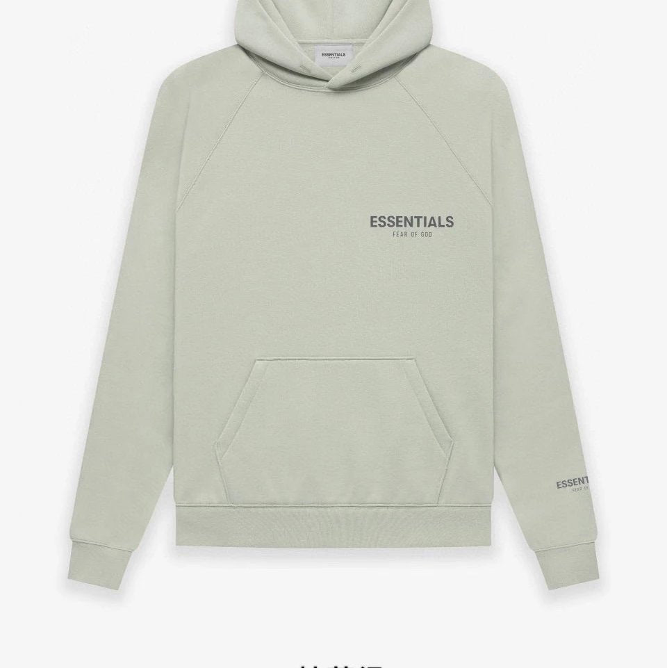 ESSENTIALS Hoodie Top Version3m Season 7 Reflective Printing Main Line Letter Pullover Men's and Women's Hoodie Coat Hoodie