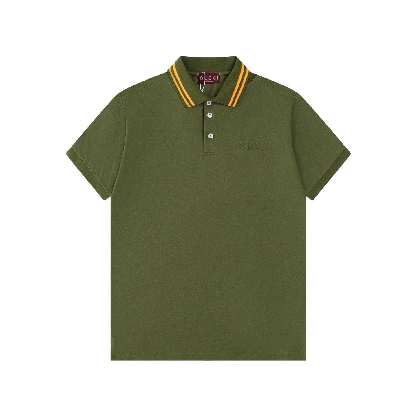Gucci T-shirt Chest Letters logo Embossing POLO Shirt Lapel Short Sleeve25ss New Unisex Summer Short Sleeve OS Loose T Business Half Sleeve Shirt Plus Size T-Shirt