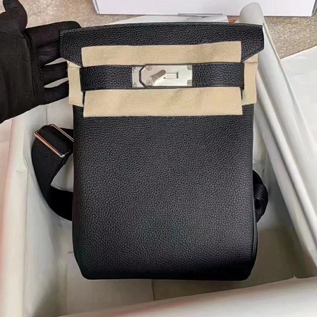 Hermes women's bag Top version In Stock Exclusive Real Shot AIMA Home H Home minihacados Chest Bag Waist Bag Messenger Bags Unisex Unisex Men's and Women's Bags Chest and Waist Bag Water Demon Blue Army Green Midnight Blue Pure Handmade Hand Sewing Wax Li