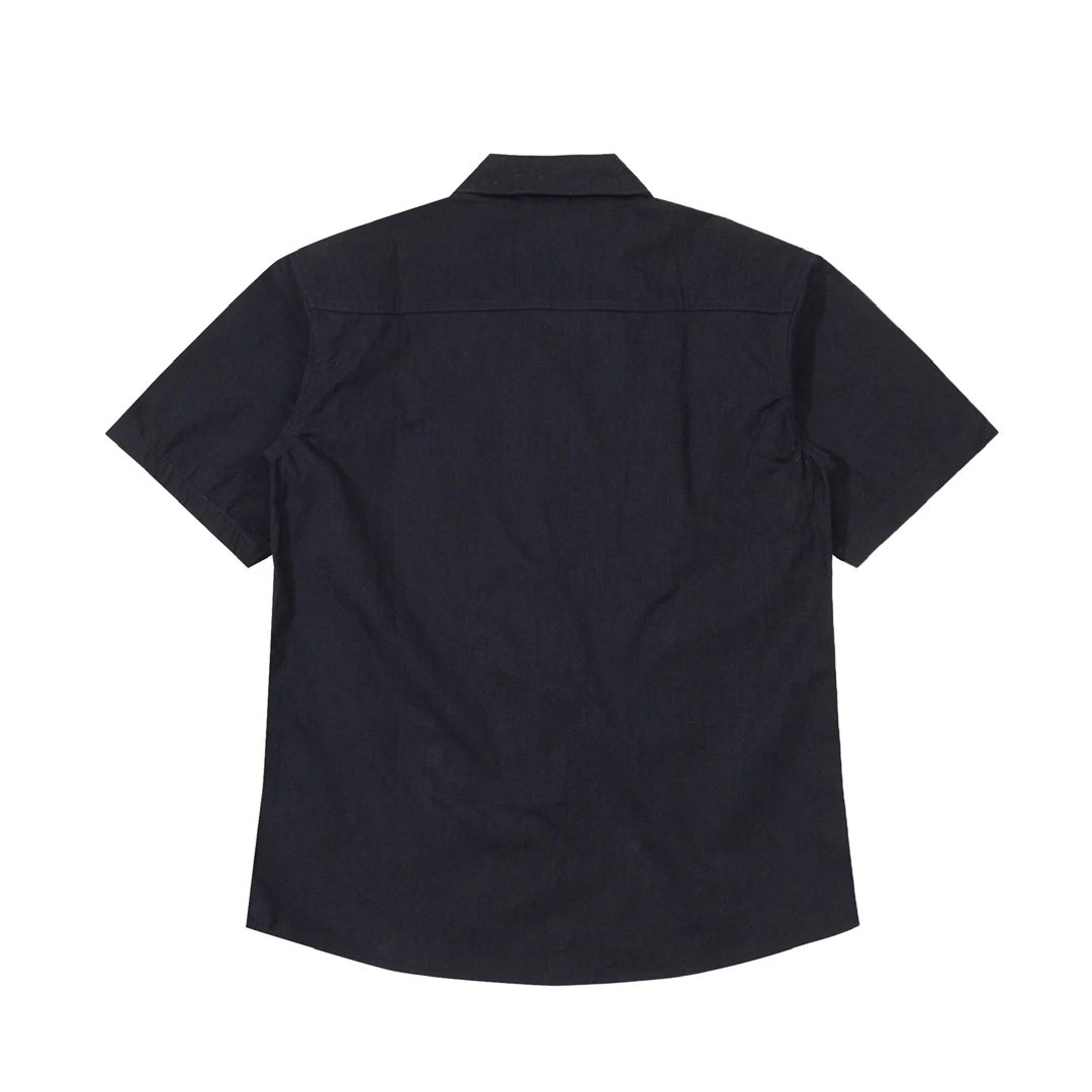 Dior Shirt Full Print Classic Old Flower Dark Pattern Jacquard logo Shijia Turn-down Collar Short Sleeve Shirt Versatile Business Unisex Casual Slim Fit Jacket
