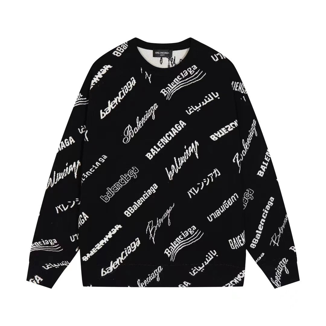 Balenciaga Clothing Fashion Trendy Sweater High Version Sweater