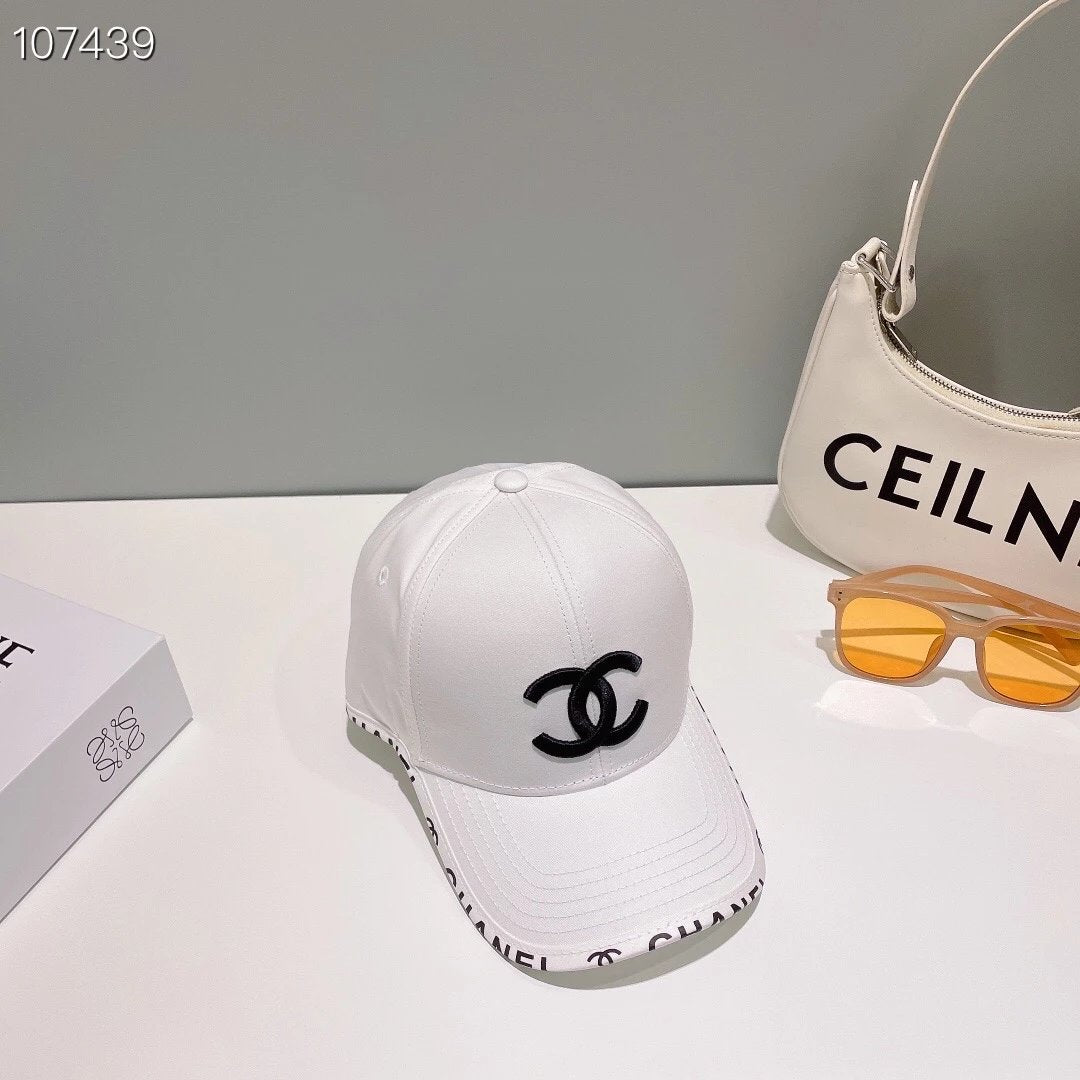 Chanel Hat High Quality】New Embroidered Baseball Cap,New,Big Brand's Same Style Super Easy to Match,Hurry up and Buy It