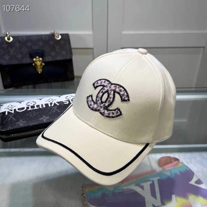 Chanel Hat High Quality New Peaked Cap New Simple Embroidery logo Baseball Cap,New Shipment,Big Brand's Same Style Super Easy to Match,Hurry up and Buy It!