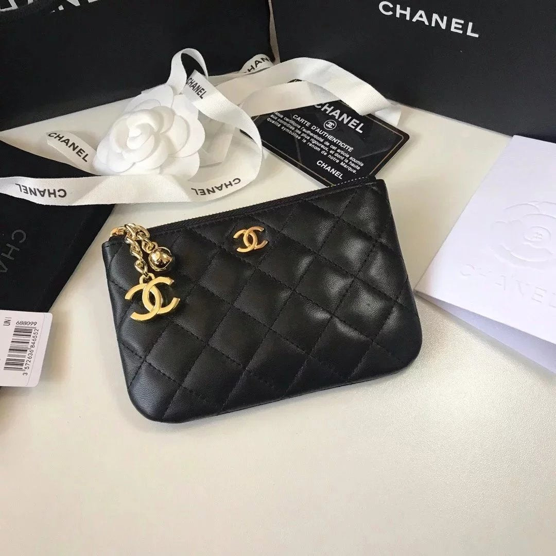 Chanel Wallet Top version 【Original Leather】Pendant Coin Purse Model Number A50168**Leather Hardware,Diamond Pattern.Original Order Quality Full Package!Size14*10*1.