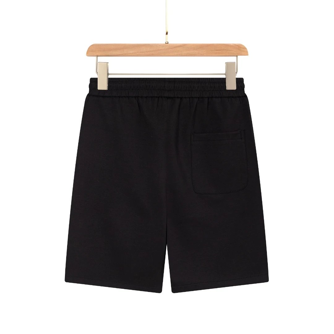 Chrome Hearts Shorts Front Leather Patch logo Five-point Shorts25ss New Drawstring Casual5Two-Piece Casual Sweatpants Summer Pants Unisex Pure Cotton Sweatpants