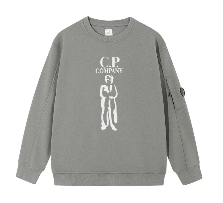 CP Company Hoodie Casual Loose round Neck Lens Pullover Sweater