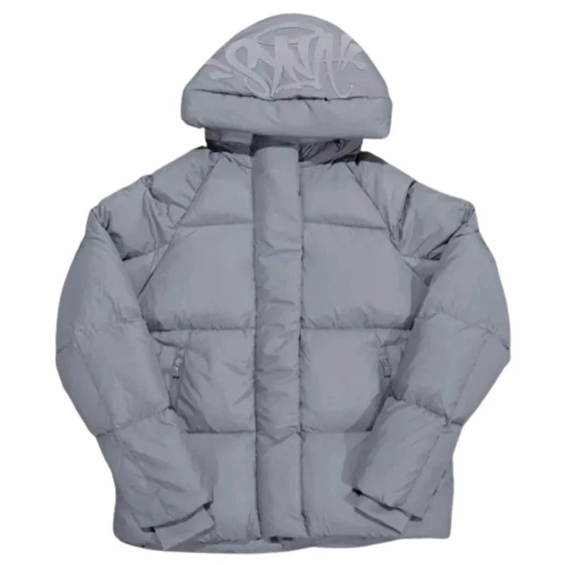 Syna World Down jacket 2024Winter European and American New American Street Letter Cotton-Padded Warm Outdoor Jacket Men's and Women's Hooded Jacket-CY
