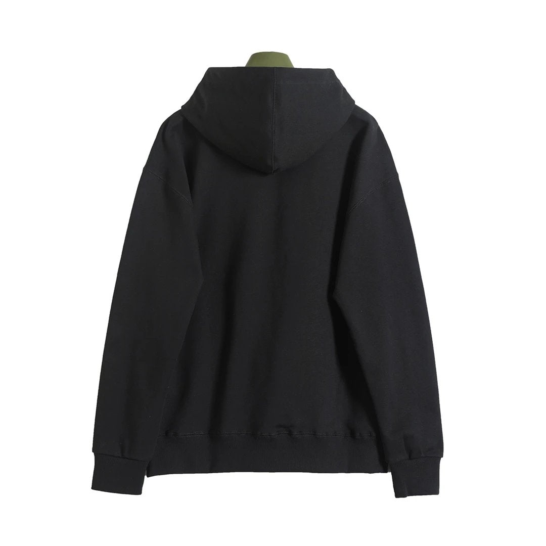 Gucci Hoodie 24FW Red and Green Double G Printed Hooded Sweatshirt Jacket Unisex