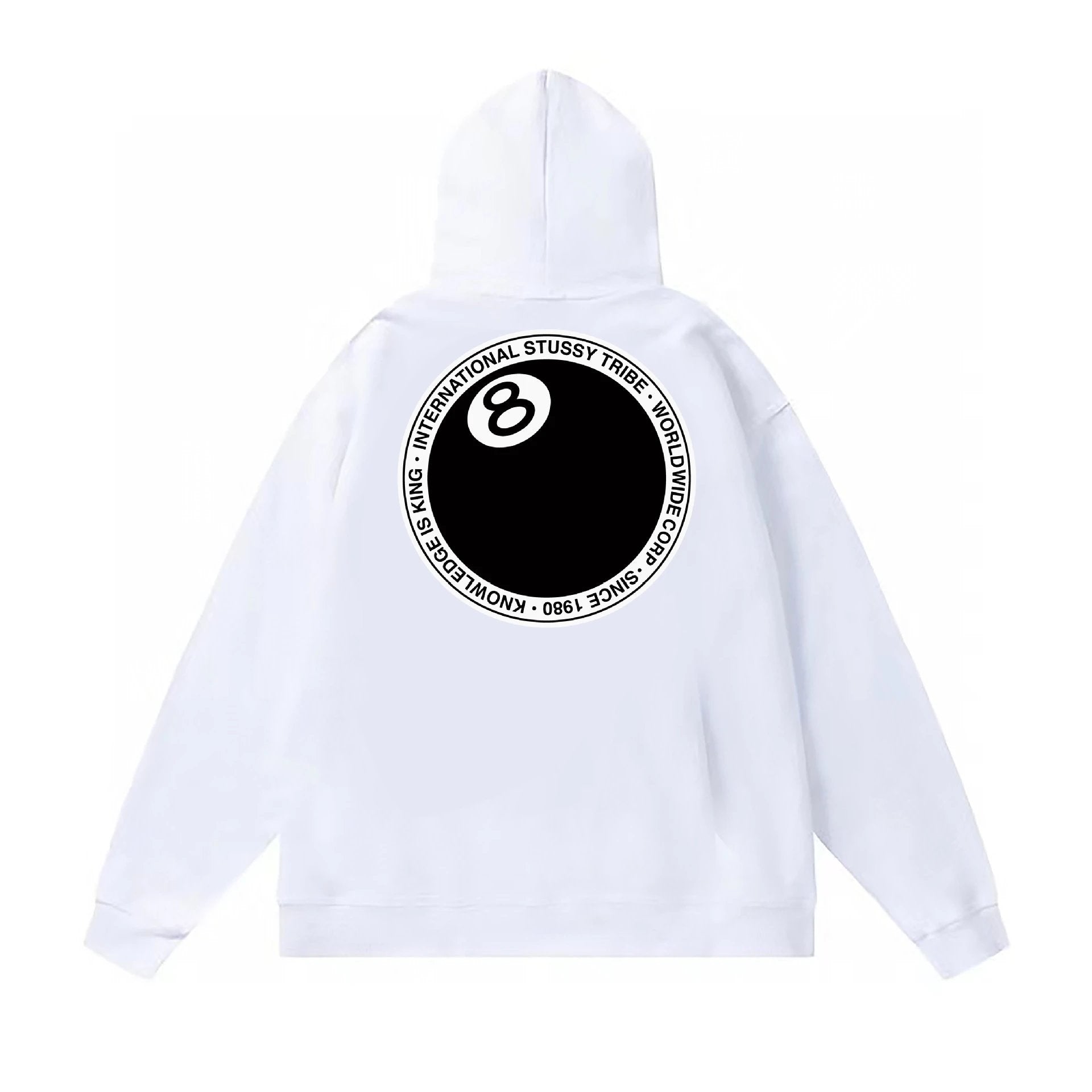 Stussy Hoodie Original Label Delivery2023New Classic Printing Black8Sweater STU World Tour tu Western Youth Pullover