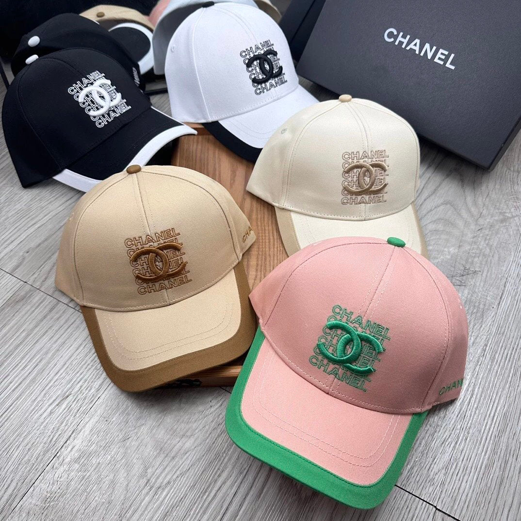 Chanel Hat Peaked Cap C Home Hat High Version New Baseball Cap!Material:Pure Cotton!Good Air Permeability!Spring Windshield,Summer Sun Protection!