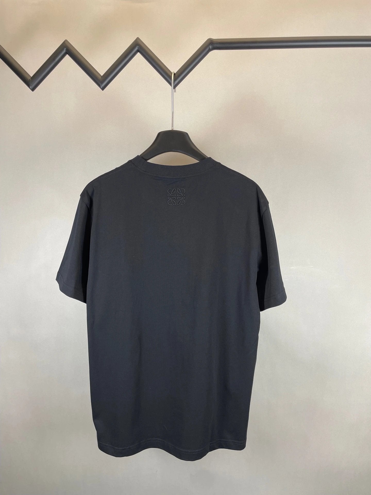 LOEWE T-shirt Chest Moon Print and Little Rabbit Embroidery logo round Neck Short Sleeve25ss New Pure Cotton Unisex Style T T-shirt OS Loose Fit Base Shirt Top Half Sleeve T-Shirt