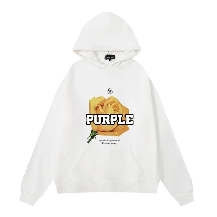 Purple Brand Hoodie Hooded Sweater Fashionablesweatshirt-SQ002