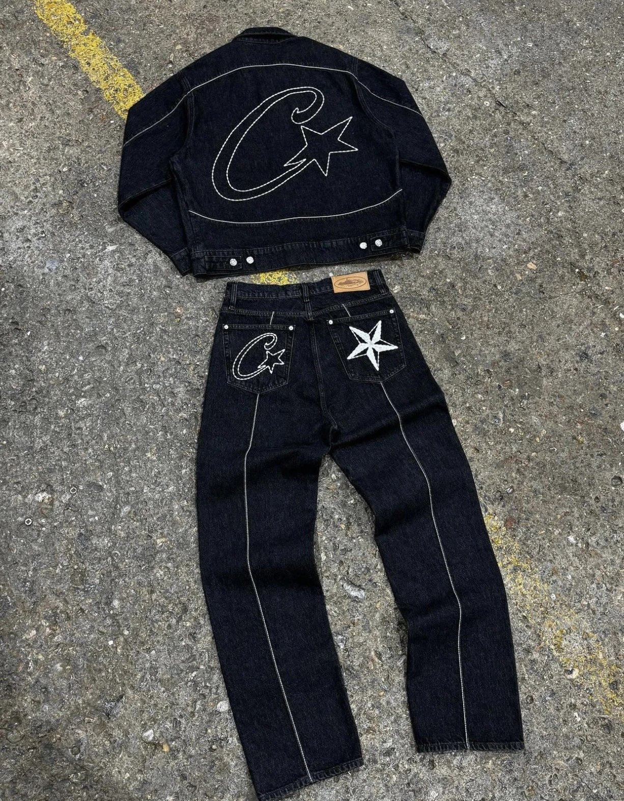 Corteiz Jeans/Overalls Jeans Suit Long Pants Overalls