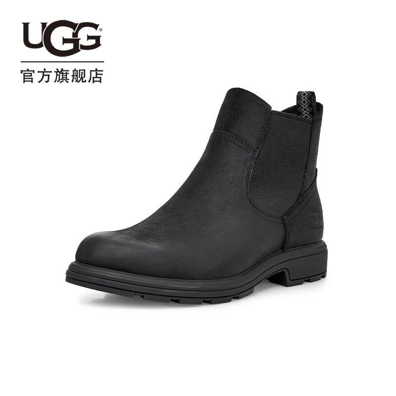 UGG Snow boots Shoes Autumn Men's Comfort Trend Fashion Solid Color round Head Knight Boots Chelsea Casual Boots1103789