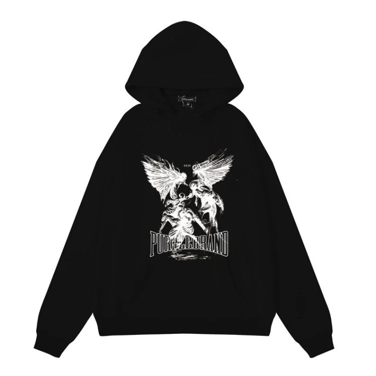 Purple Brand Hoodie Hooded Sweater Fashionablesweatshirt-SQ002