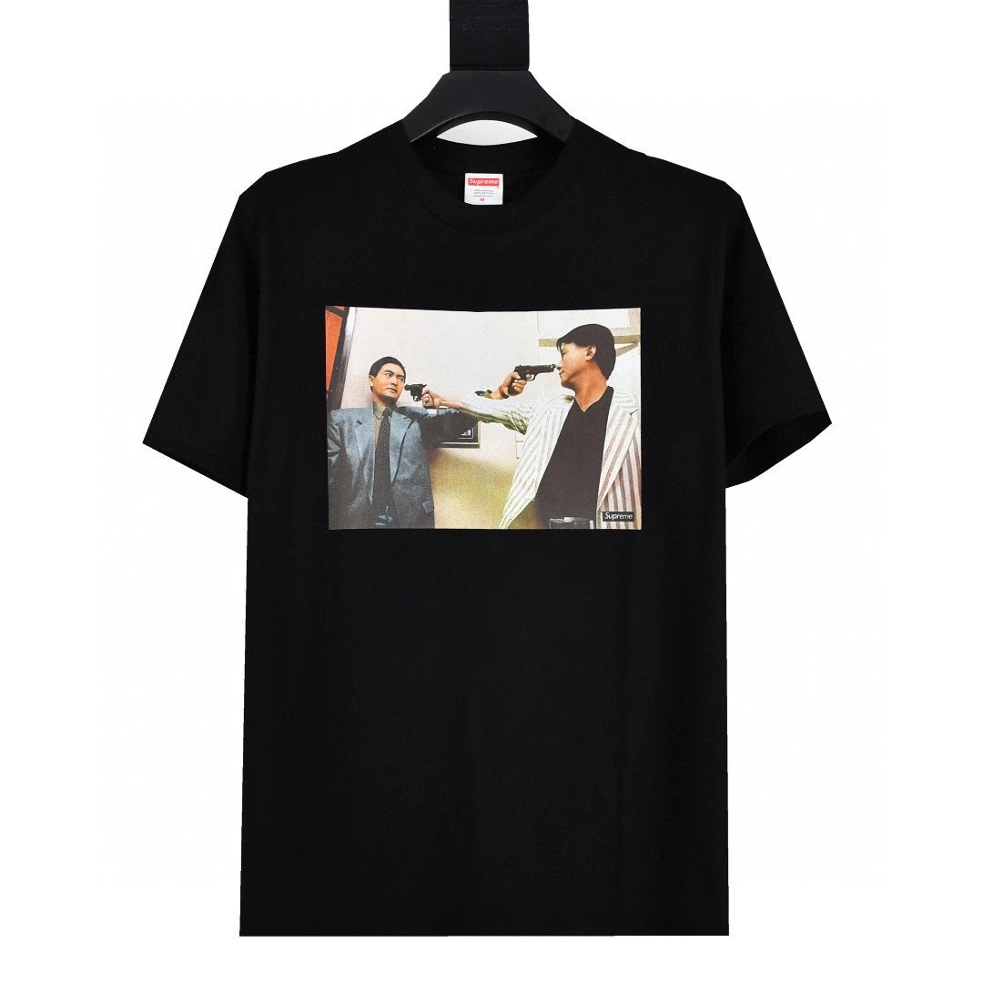 Supreme T-shirt Top VersionTrendy Classic Cherry Meditation Old Reggae Anna Nick Cotton Short Sleeve