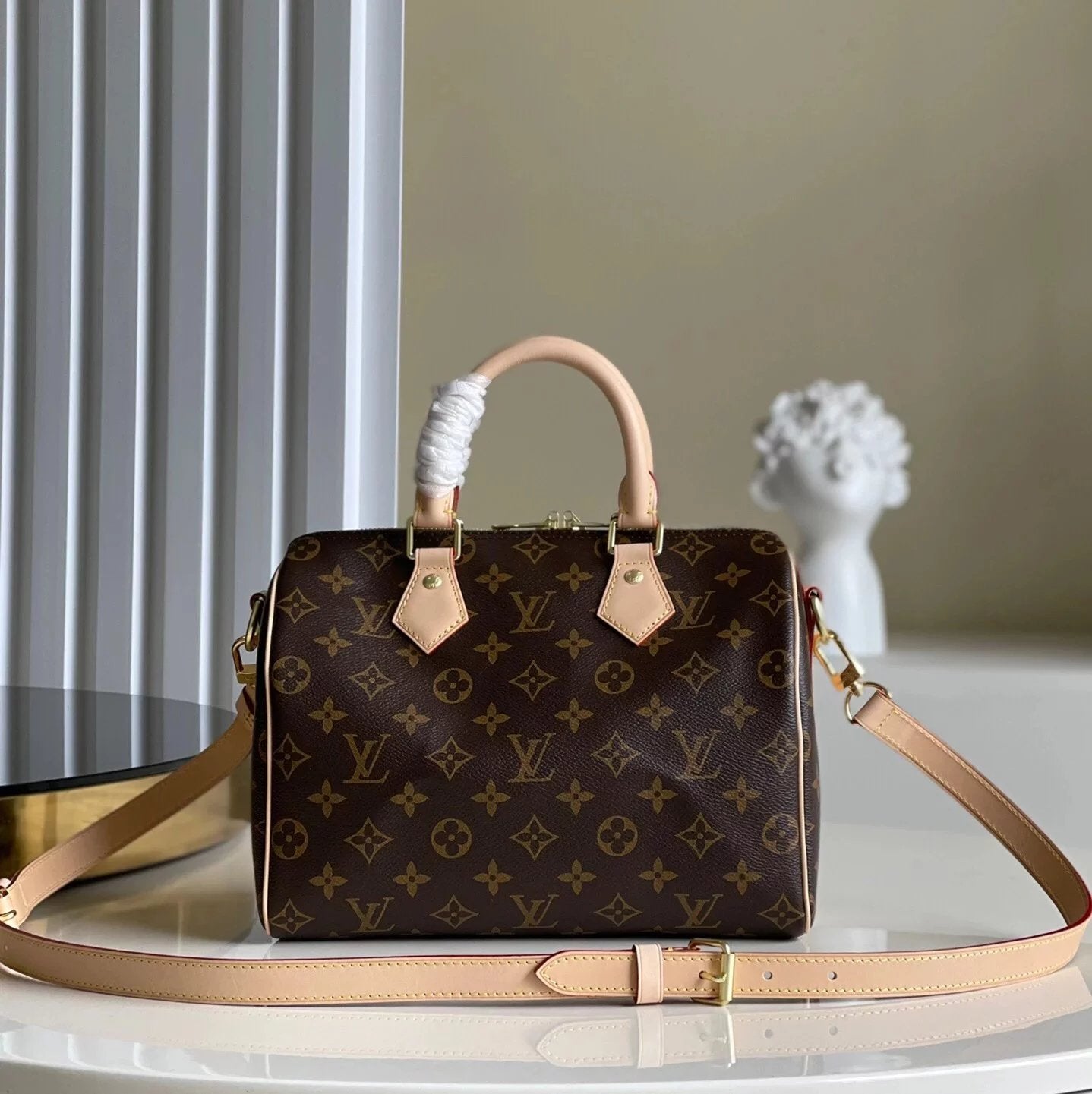 Louis Vuitton LV Women's Bag 【Version】M41112Required S*PEEDY25Presbyopic Pillow Bag M41113speed30Handbag M41112Checkerboard N41367Shoulder Messenger Bag Handbag Shoulder Bag Messenger Bag Women's Bag N42373White Plaid M41106Large Size40