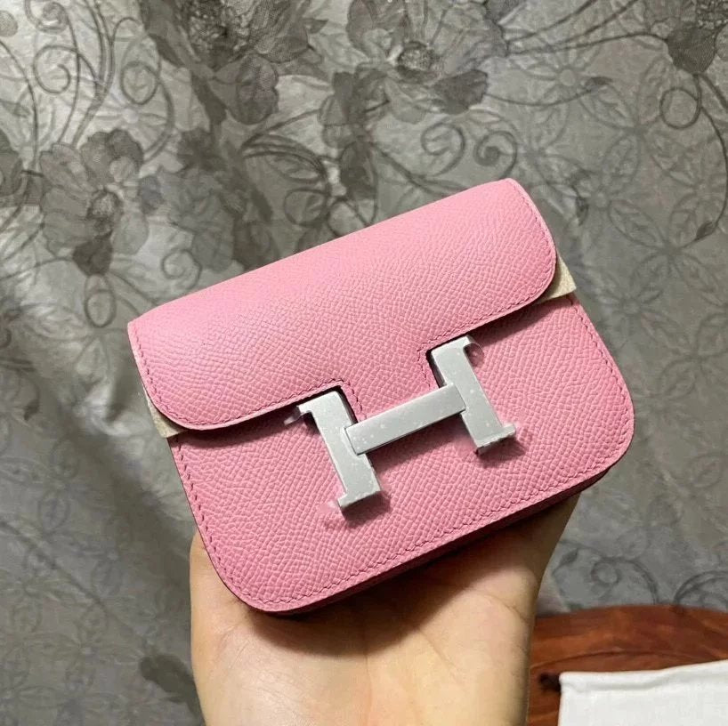 Hermes women's bag Top version Exclusive Gao Ding H Jiaaima Waist Bag Chest and Waist Bag Pig Nose Stewardess Bag ConstanceSlimmini Waist Bag Mini Kangkang Waist Bag Kangkang Wallet Women's Unisex