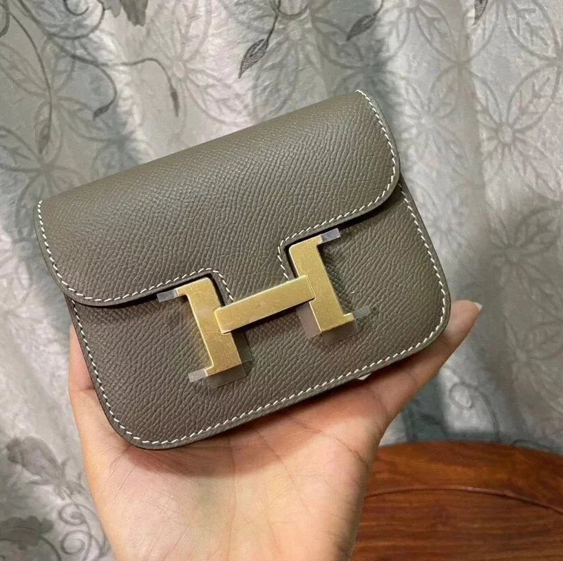Hermes women's bag Top version Exclusive Gao Ding H Jiaaima Waist Bag Chest and Waist Bag Pig Nose Stewardess Bag ConstanceSlimmini Waist Bag Mini Kangkang Waist Bag Kangkang Wallet Women's Unisex