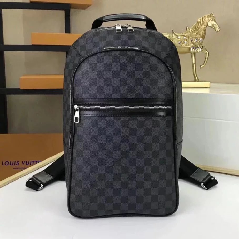 Louis Vuitton LV Backpack Top version New Product MICHAEL Backpack Backpack Fashion Men's Large Capacity Travel Bag Backpack School Bag Hiking Backpack N58024