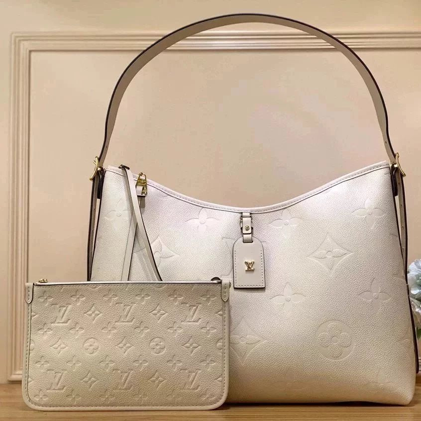 Louis Vuitton LV Women's Bag Top version Cream Blue Taro Purple Light Pink Tote Bag Handbag Underarm Bag Shoulder Handbag Women's Bag Medium Handbag Black Denim Denim Tote Bag