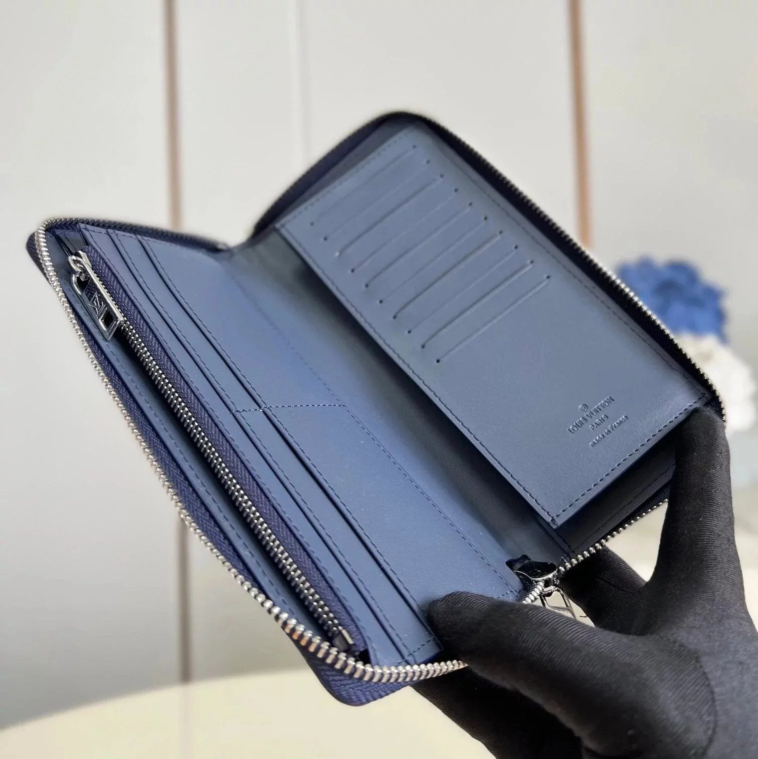 Louis Vuitton LV Wallets/Clutches Top version 【Tax-Free Premium Edition】New Men's and Women's Full Cowhide Wallet Long Wallet Men's and Women's Bags Card Holder Card Holder Short Wallet Short Wallet Pocket Clip Clutch Clutch Bag Men's Wallet