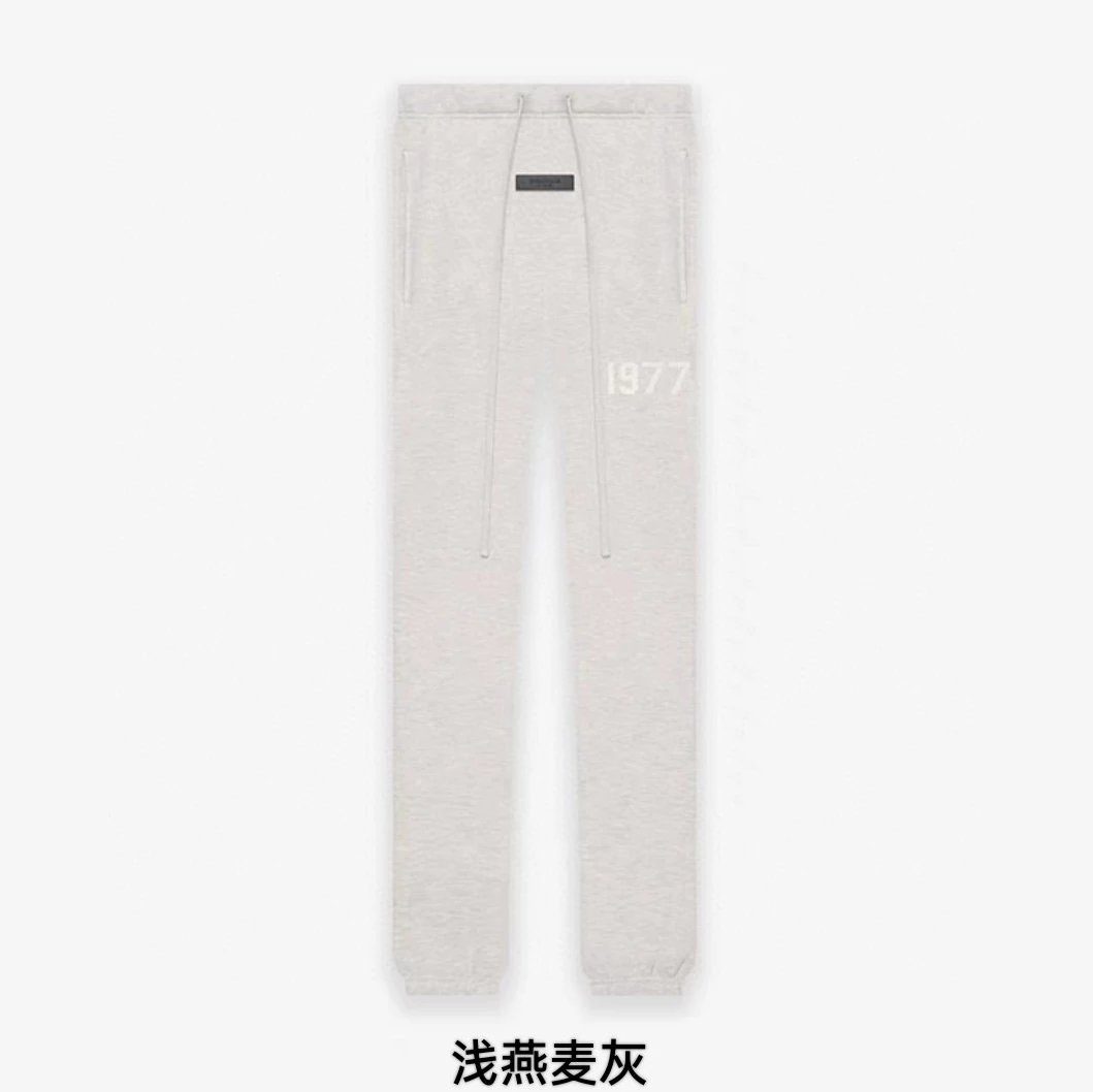 ESSENTIALS Sweatpants Top Version22SS1977Digital Flocked Printed Loose Tappered Trousers