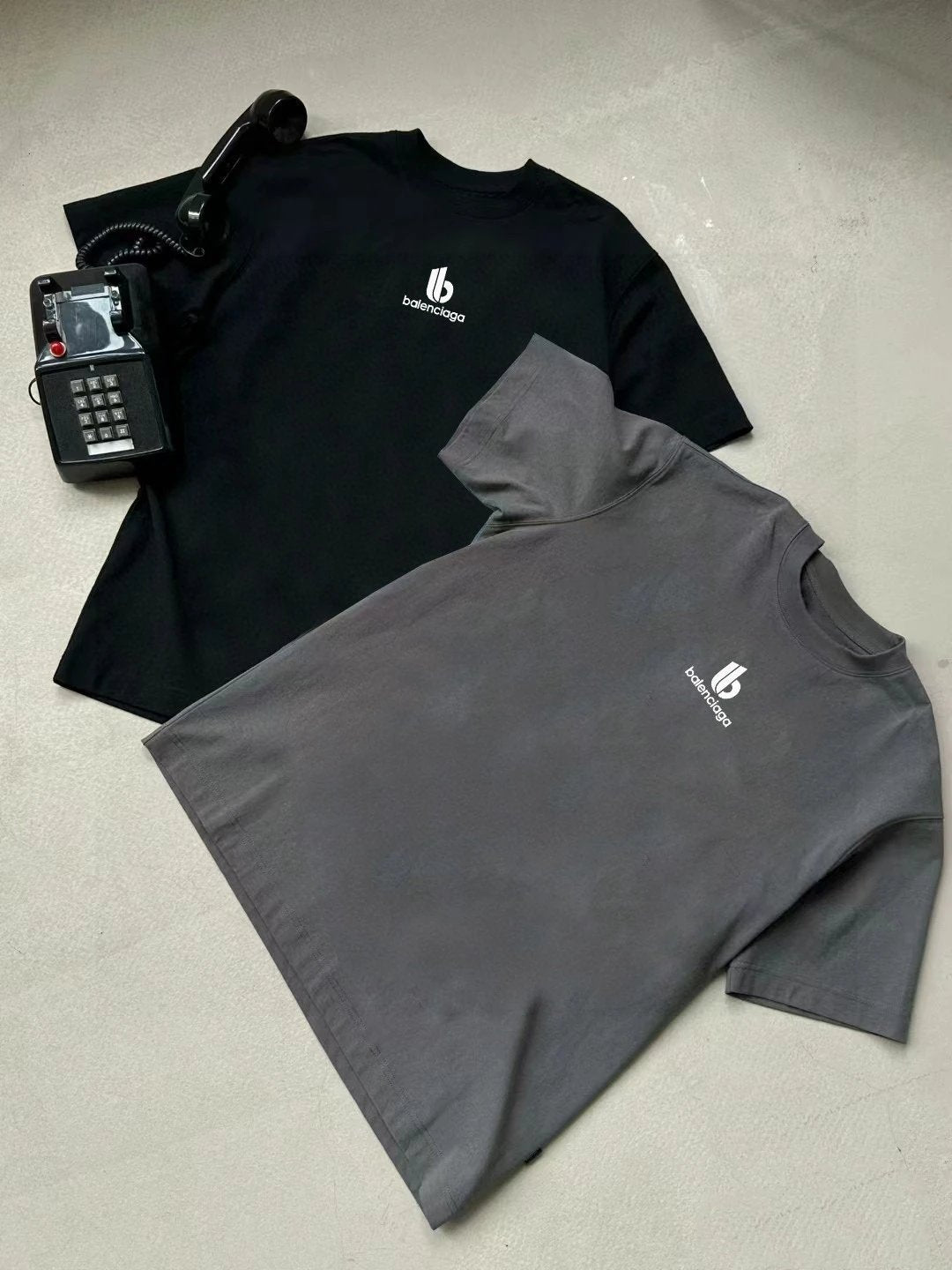 Balenciaga T-shirt Chest Letters66Printing logo round Neck Short Sleeve25ss New Pure Cotton Unisex Style T T-shirt OS Loose Fit Base Shirt Top Half Sleeve T-Shirt