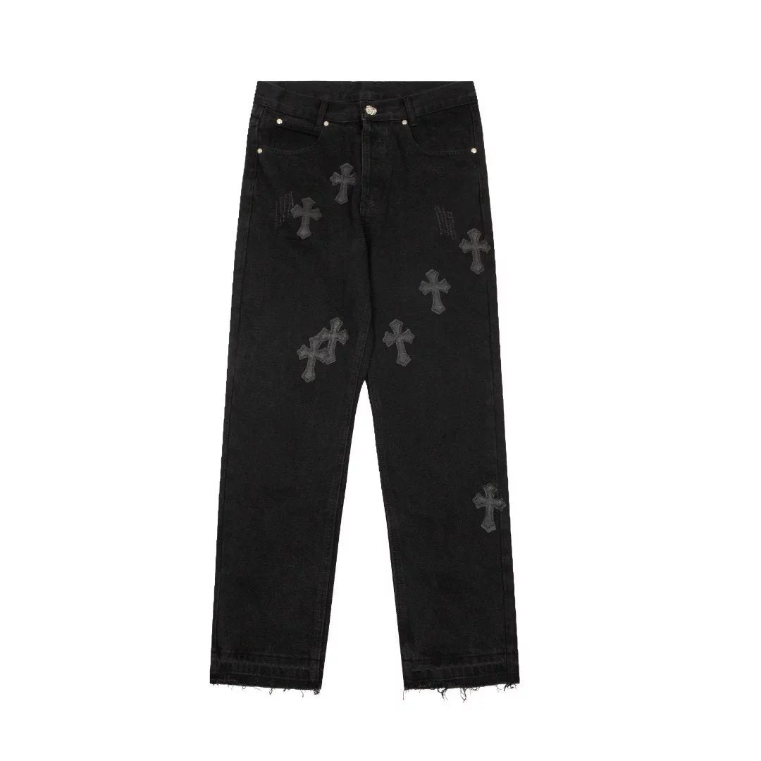 Chrome Hearts Jeans New Fashion All-Match Jeans