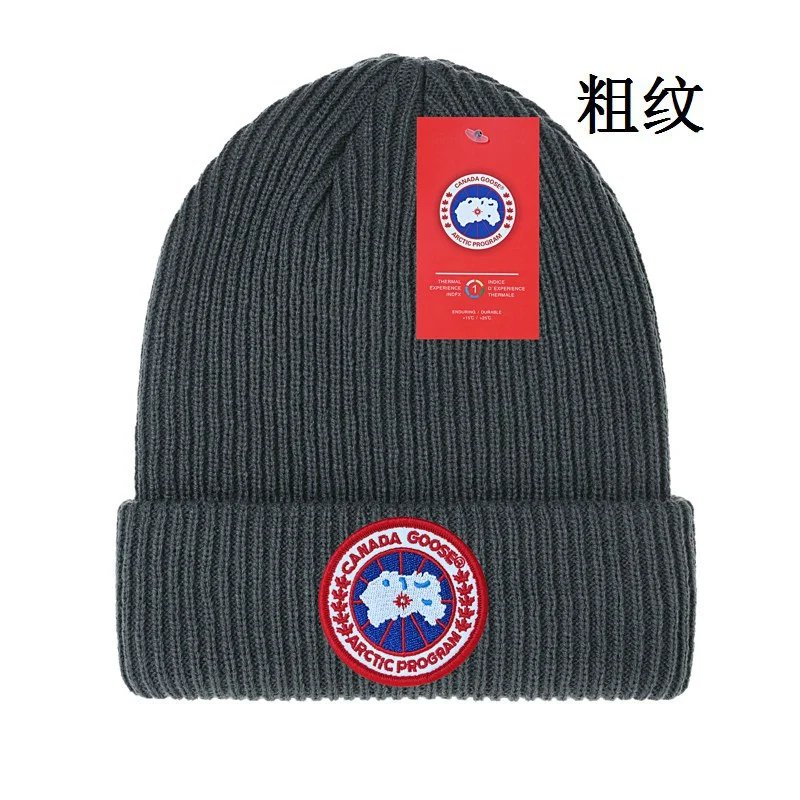Canada Goose Hat Wool Hat Outdoor Slipover Knitted Hat-CY