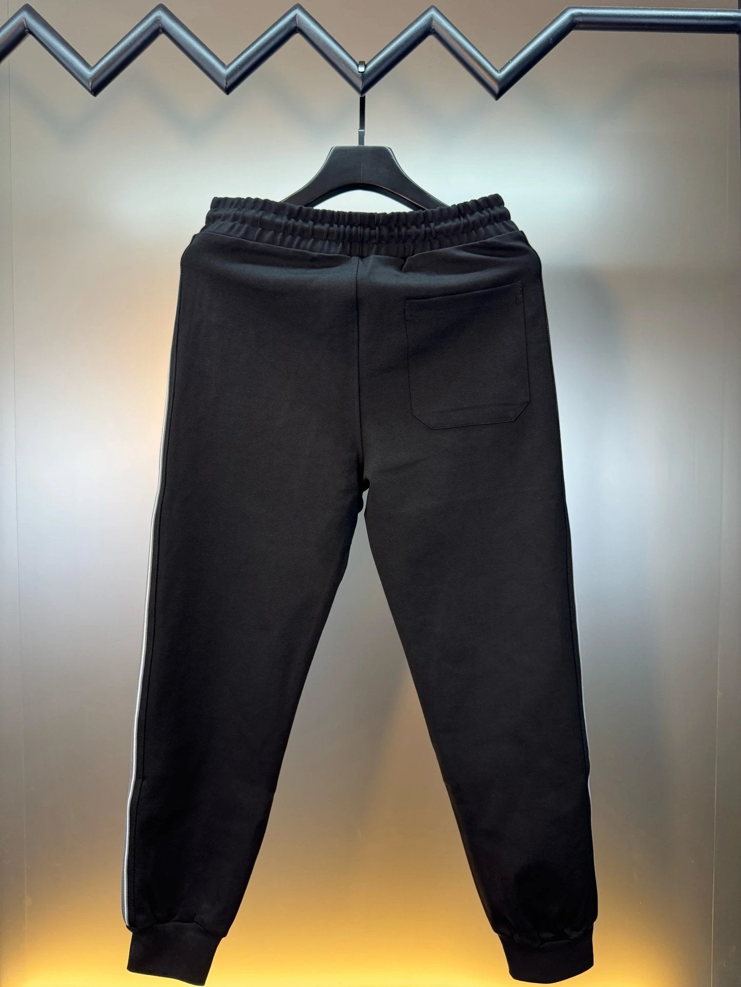 PRADA Sweatpants 2024New Classic logo Embroidered Drawstring Jogger Sweatpants Unisex Autumn Winter Loose Fit High Waist Color Block Casual Pants
