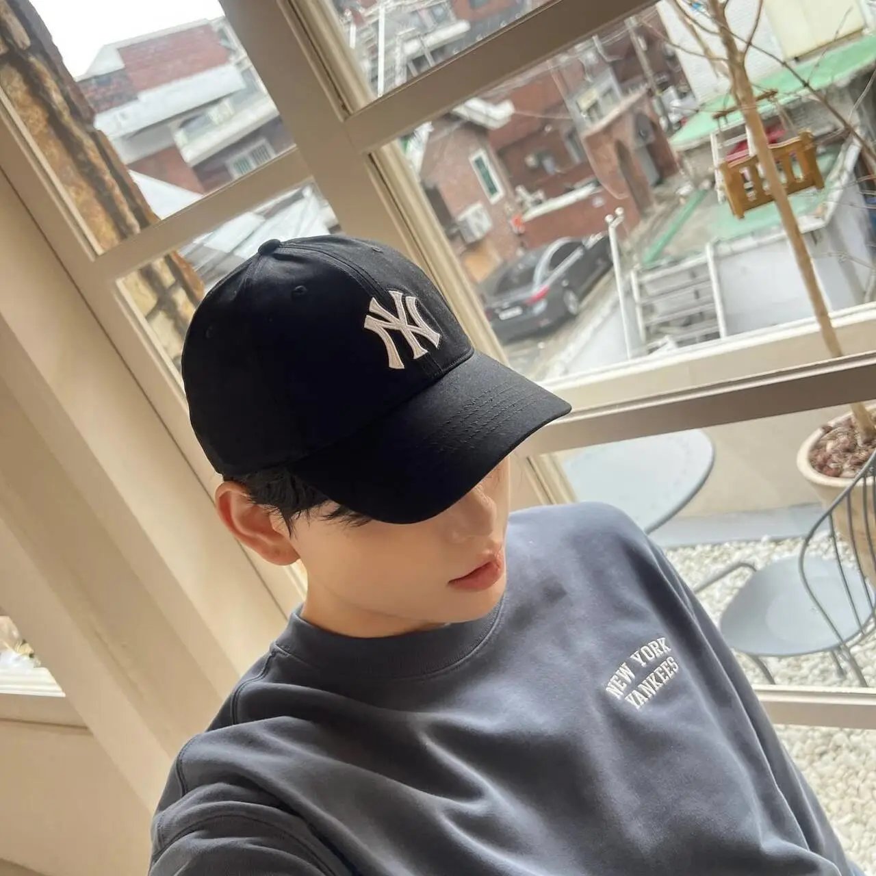 MLB Hat Baseball Cap Modified Face Small Soft Top Casual Dome Sports Sun-Proof Letters Embroidered Peaked Cap