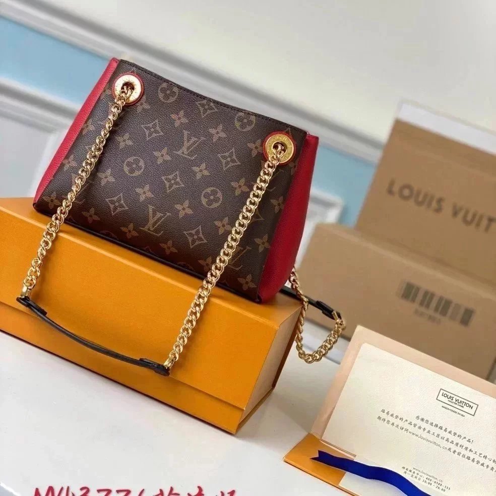 Louis Vuitton LV Women's Bag Top version Presbyopic Chain Bag Women's Shoulder Bag Clutch New Original Order43775SURENEBB Handbag4377643777