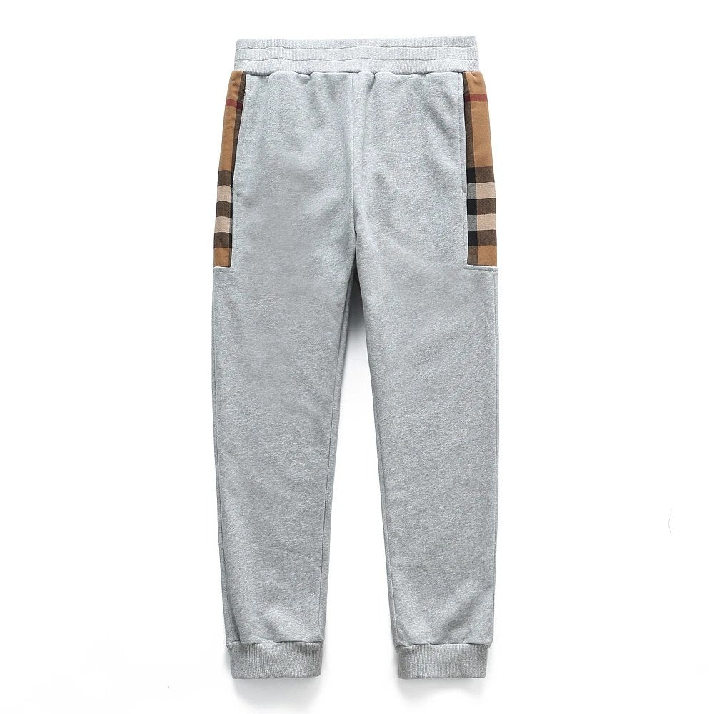 Burberry Sweatpants Classic Plaid Thickened Jogger Pants Casual Pants Elastic Waist Sweatpants Unisex Sportswear24ss Autumn and Winter New Products