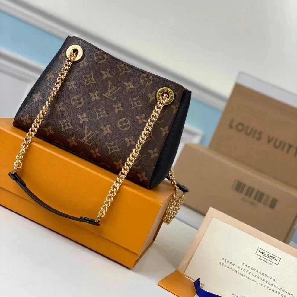 Louis Vuitton LV Women's Bag Top version Presbyopic Chain Bag Women's Shoulder Bag Clutch New Original Order43775SURENEBB Handbag4377643777