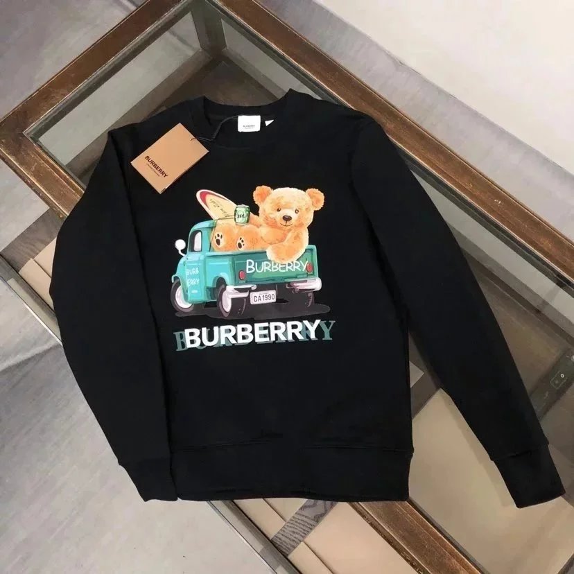 Burberry Hoodie New Autumn Versatile round Neck Sweater BY