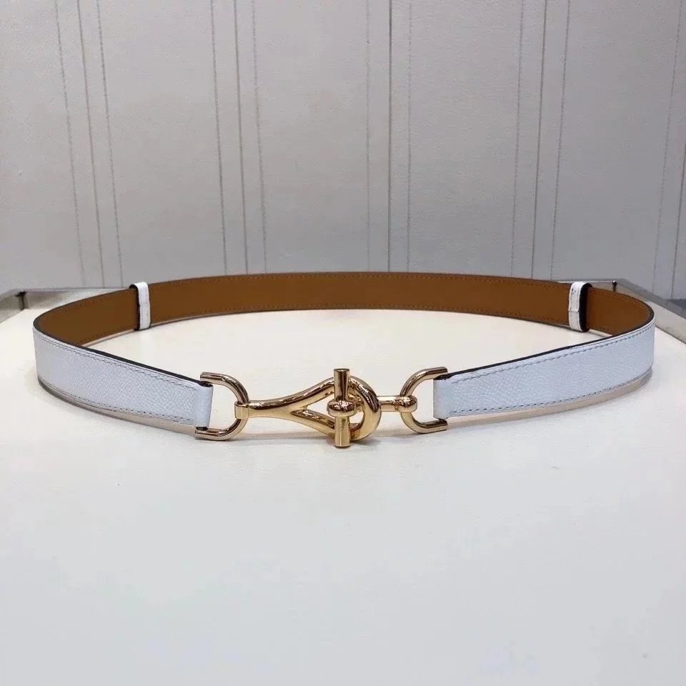 Hermes Belt Top version High Quality New Waist Belt Women's Genuine Cattlehide Leather Surface Belt Fashion Elastic Band All-Match Pants Belt