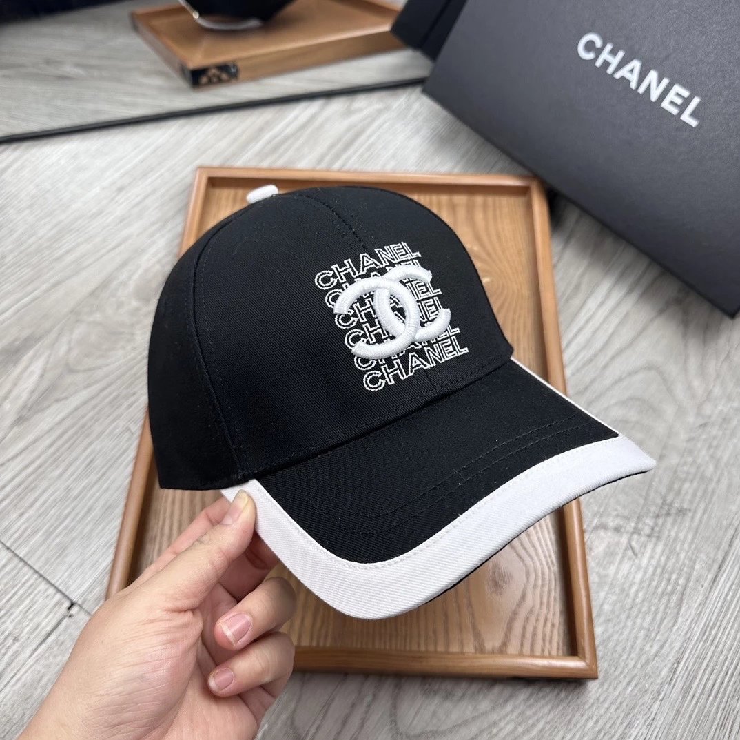 Chanel Hat Peaked Cap C Home Hat High Version New Baseball Cap!Material:Pure Cotton!Good Air Permeability!Spring Windshield,Summer Sun Protection!